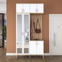 Hanah Home Soporte de Entrada EA153 - 4633 Nogal y Blanco
